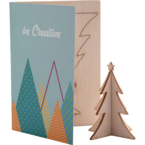 Christmas card, Christmas tree