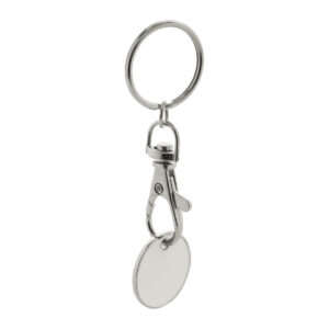 trolley coin keyring