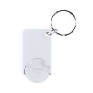 trolley coin keyring