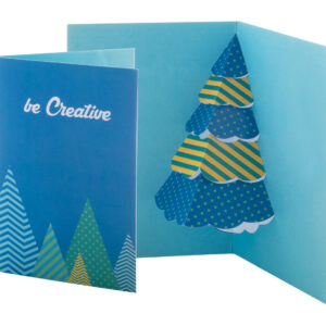 3D Christmas card, Christmas tree