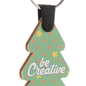 custom Christmas keyring, Christmas tree