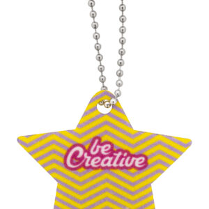 custom Christmas keyring, star