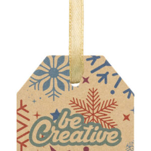 custom gift tag, star