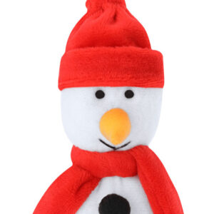 Christmas plush keyring, snowman