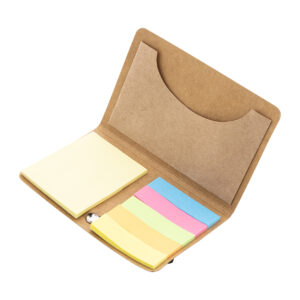 card holder sticky notepad