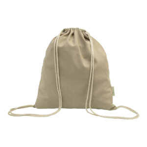 recycled cotton drawstring bag