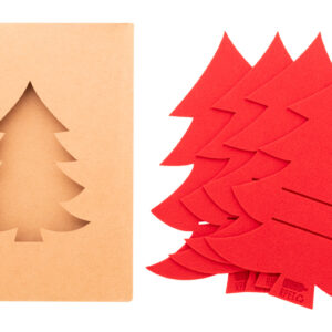 RPET Christmas cutlery holder set