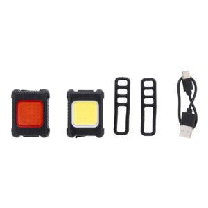 rechargeable bicycle light set